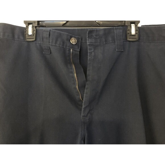 Dickies Dark Blue Stretch band pants Cell Phone Pocket 40 x 30 Used - Picture 2 of 5